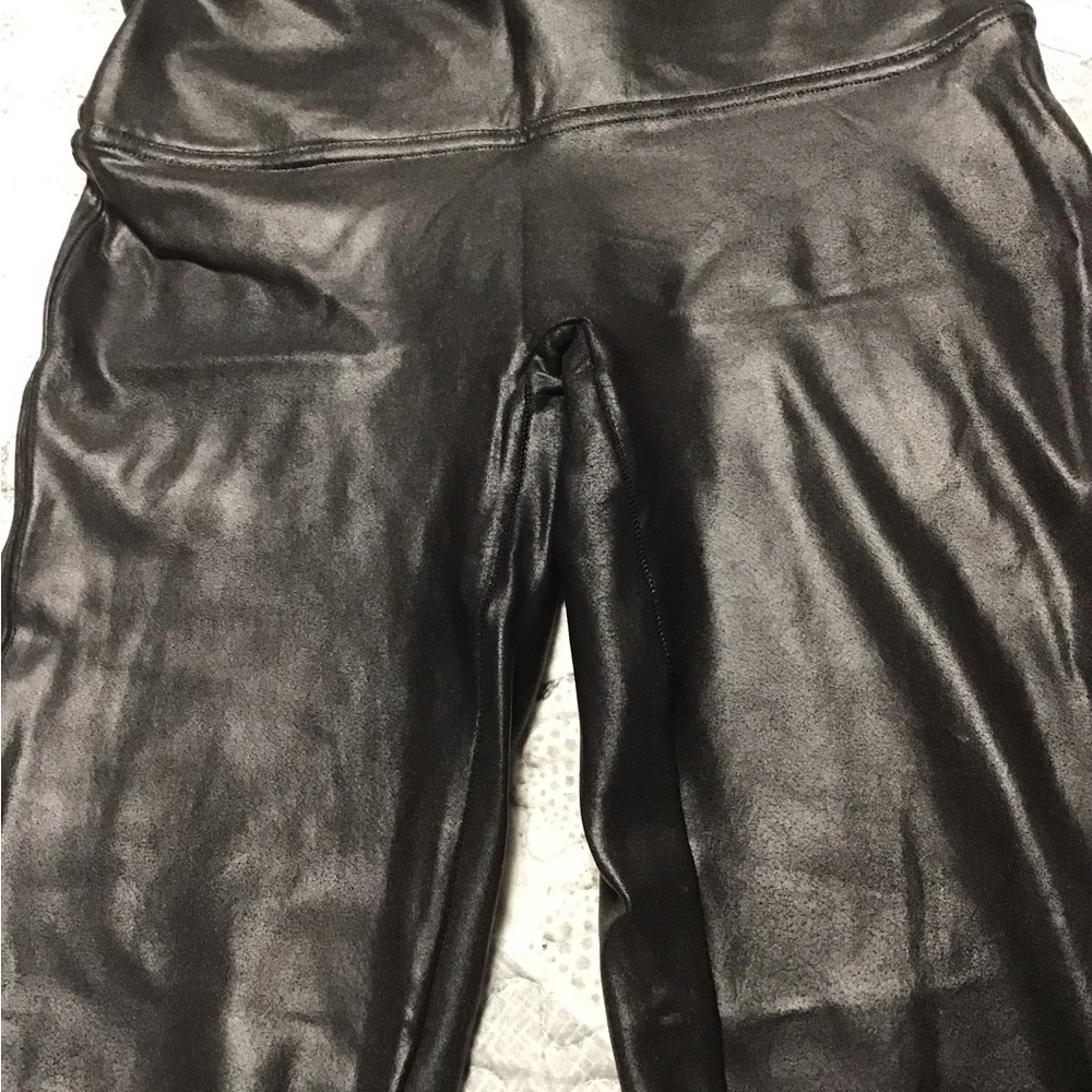 New Spanx faux leather leggings. High rise